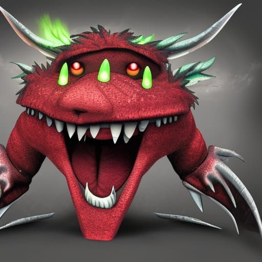 My Singing Monsters Red Elemental Monster