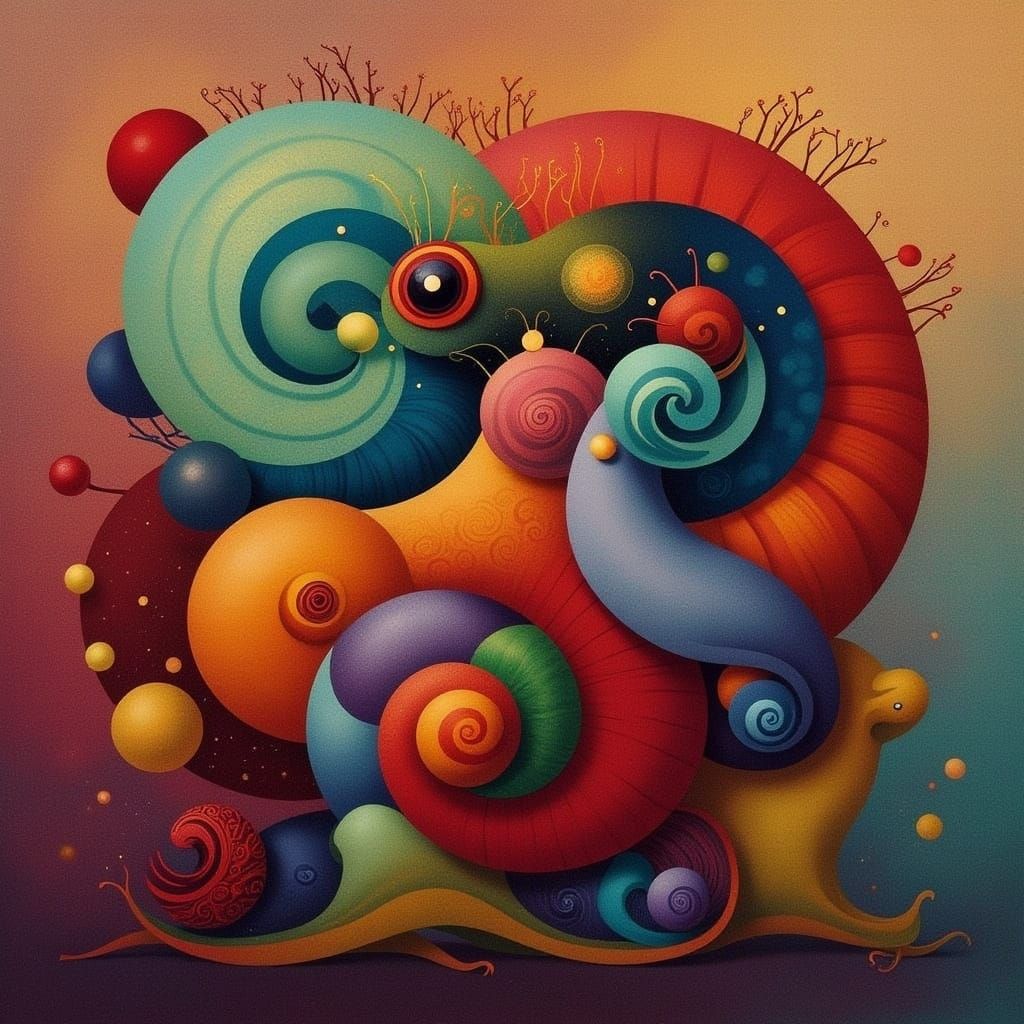 Cubist Masterpiece Inspired by the Vibrations of Cicada Song