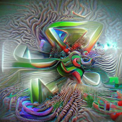 Abstract 3D Rendering of Consciousness in 8K