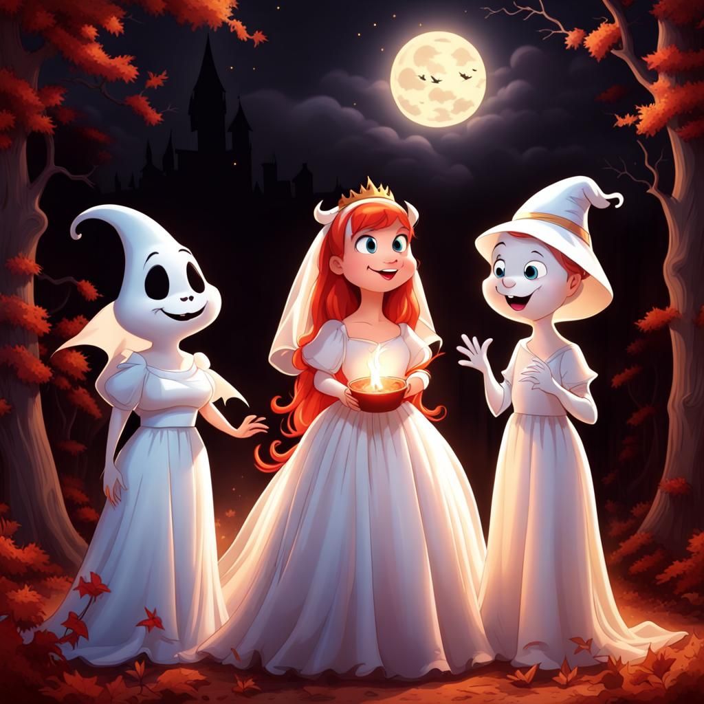 Casper and Wendy's Cartoon Wedding