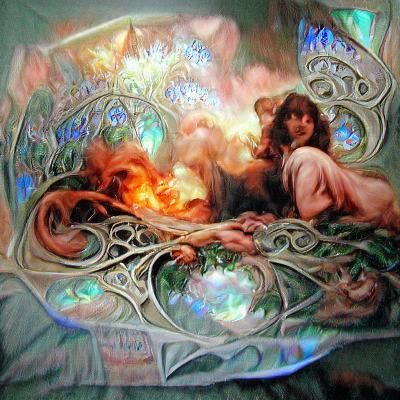 Serpent of light