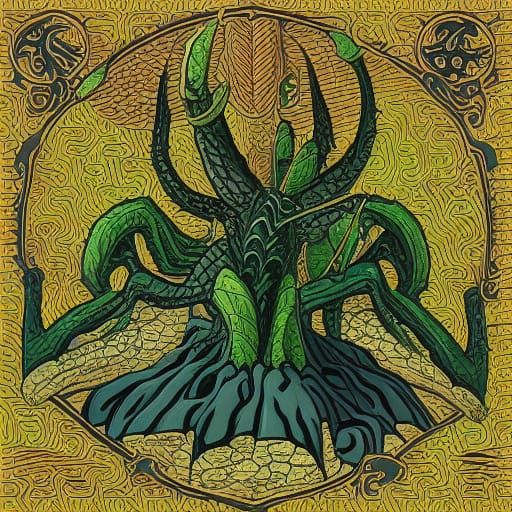 Mythical Hydra: An AI Interpretation