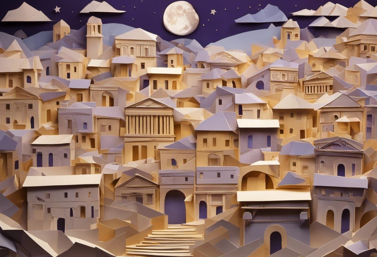 City of Rome origami