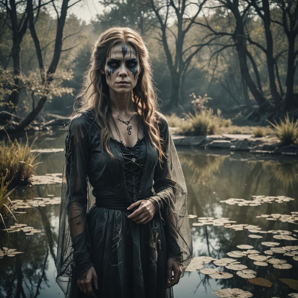 Ethereal Banshee's Lament: Cinematic Anime Art