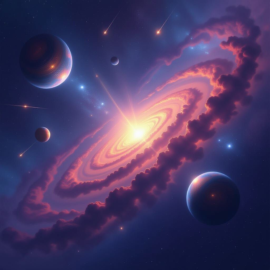 Breathtaking Cosmos Vista as Digital Art