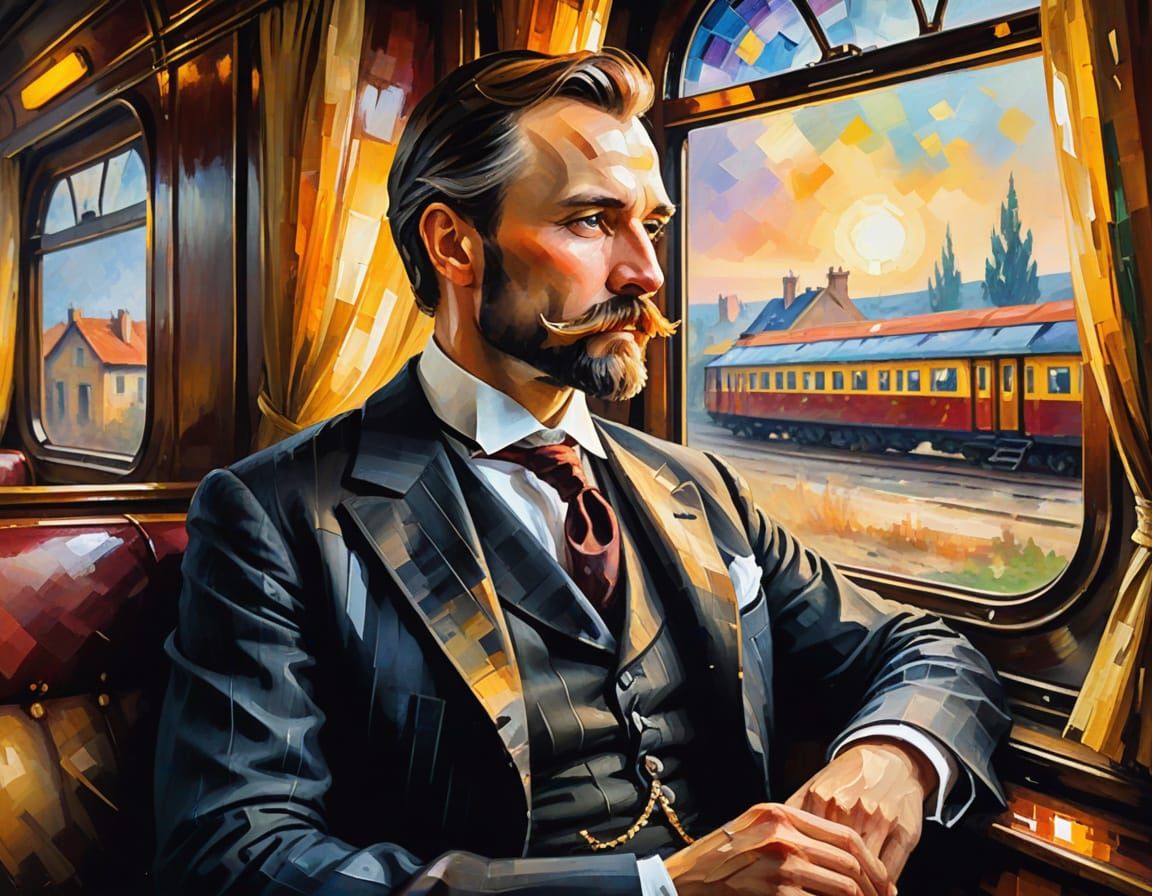 Formal Gentleman Lost in Village Memories