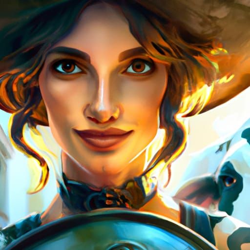 Hyperdetailed Portrait with Volumetric Lighting