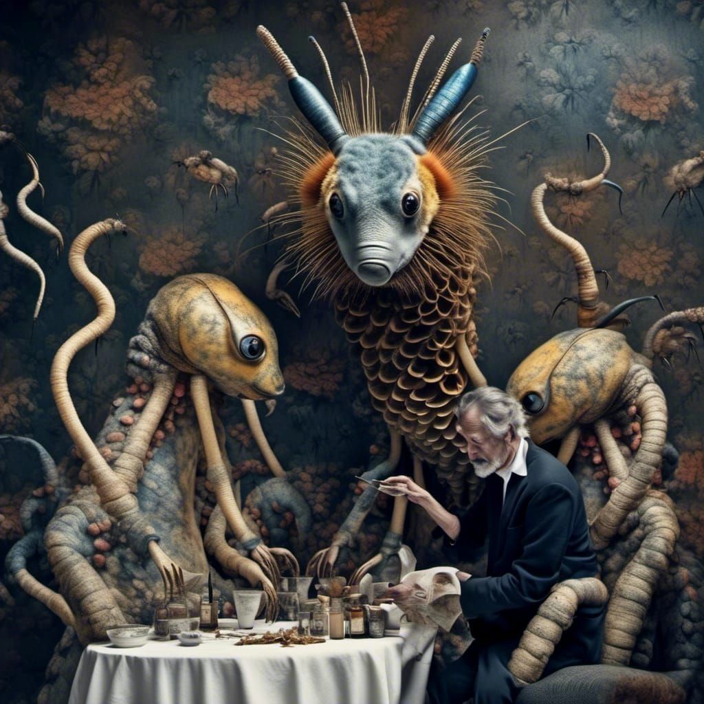 Surreal and Beautiful Aliens in Hyperrealistic Detail