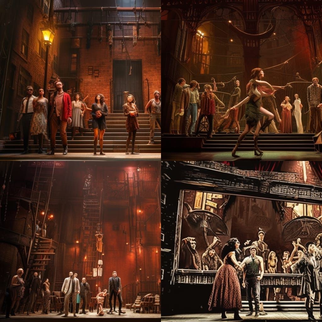 Epic Hadestown Scene as Digital Matte Painting