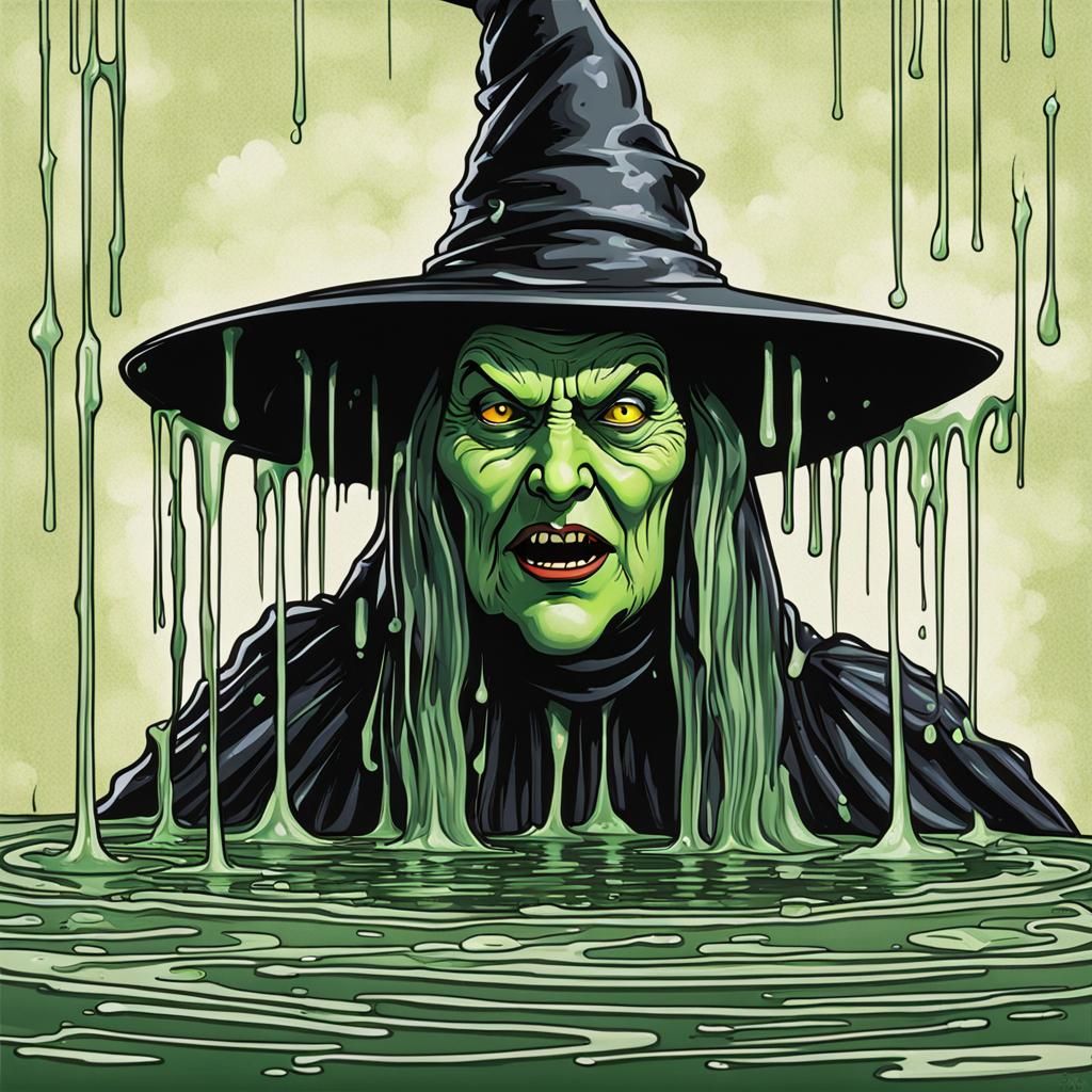 Wicked Witch Melting: Wizard of Oz Scene