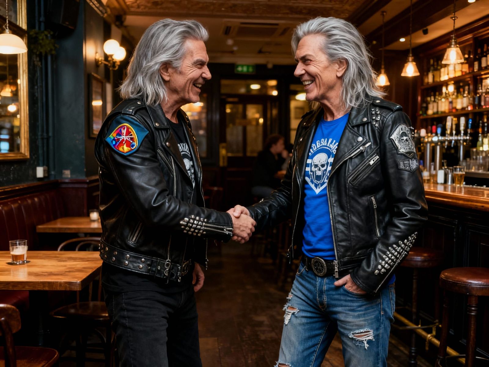 Old Friends Reunite at a Lively Soho Pub