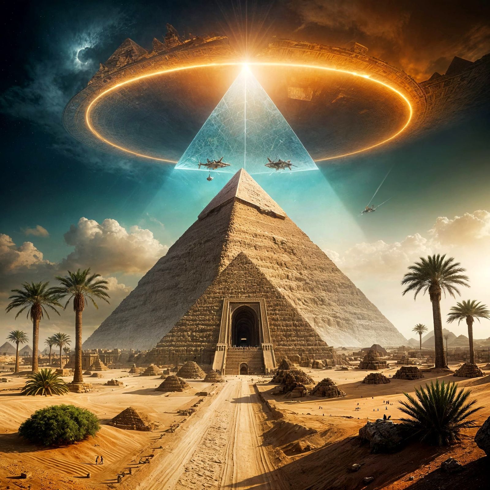 Surreal Pyramid Reveal: Unveiling Hidden Structures