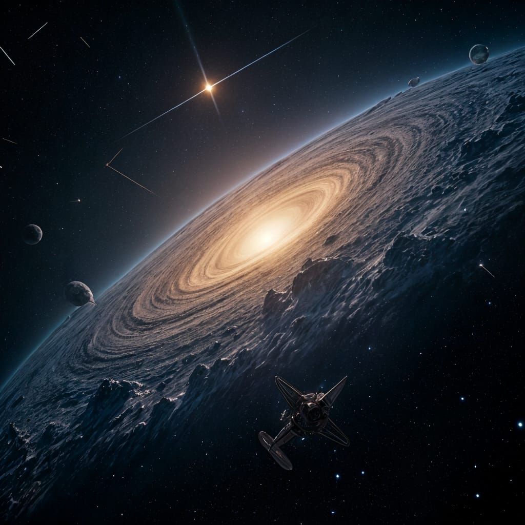 Interstellar Cosmic Vista of Deep Space