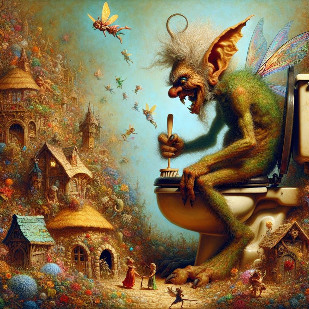 The toilet troll and the fairy kingdom