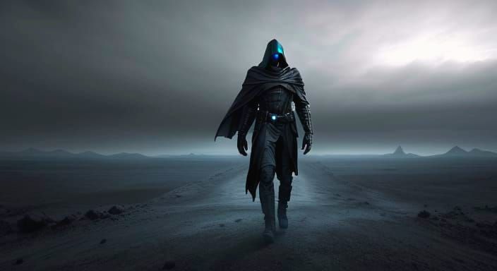 Abstract Cold Colors: Blue, Green, Purple, Grey