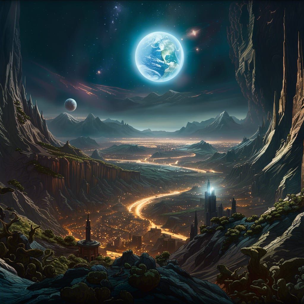 Earth From Space With Interstellar Plants