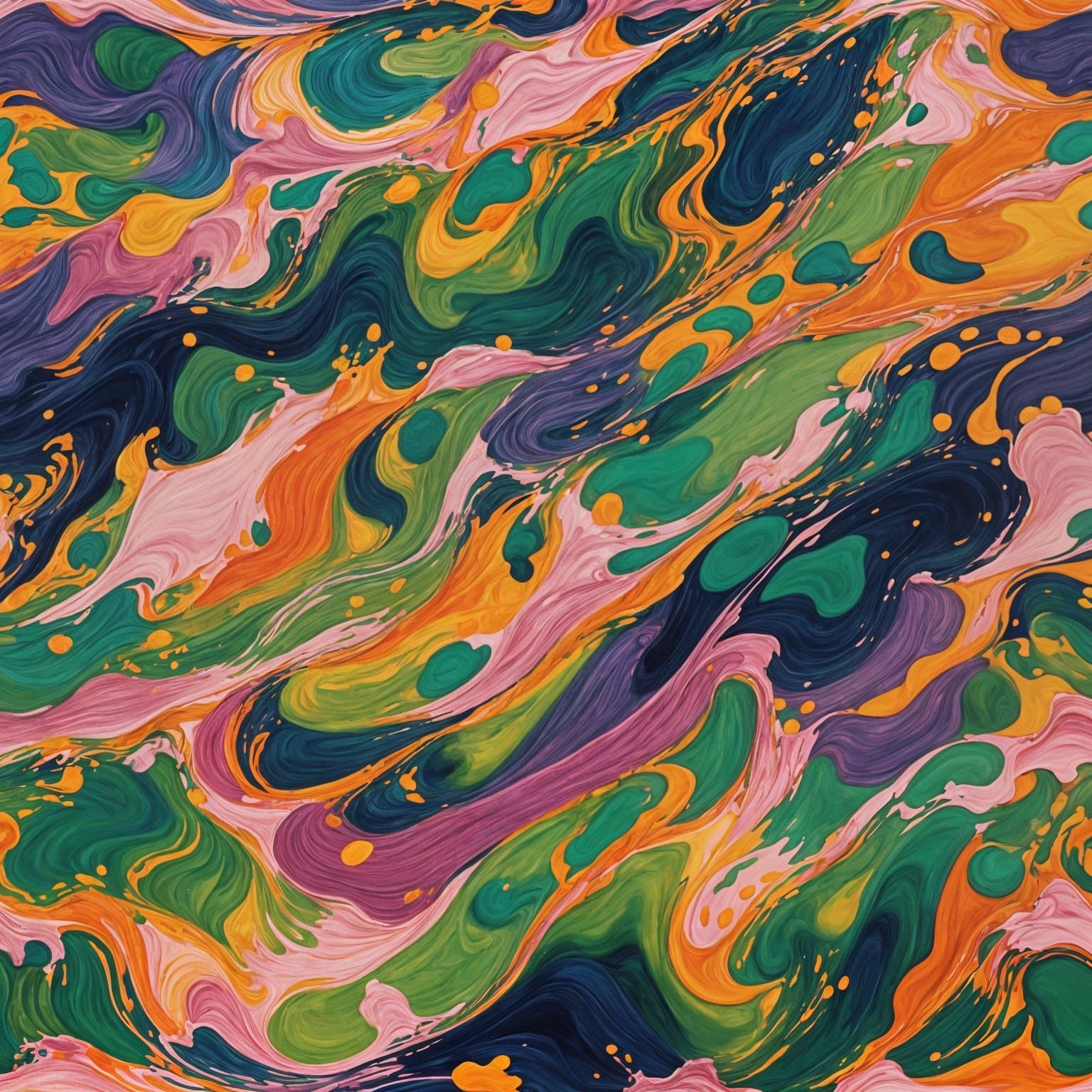 Colorful Waves of Inspiration: A Bright Spectrum