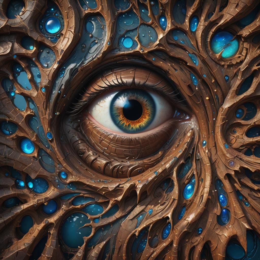 Heterochromia Portrait in Detailed Fantasy Concept Art