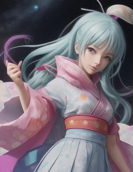 Energetic Anime Dance Party Under the Stars