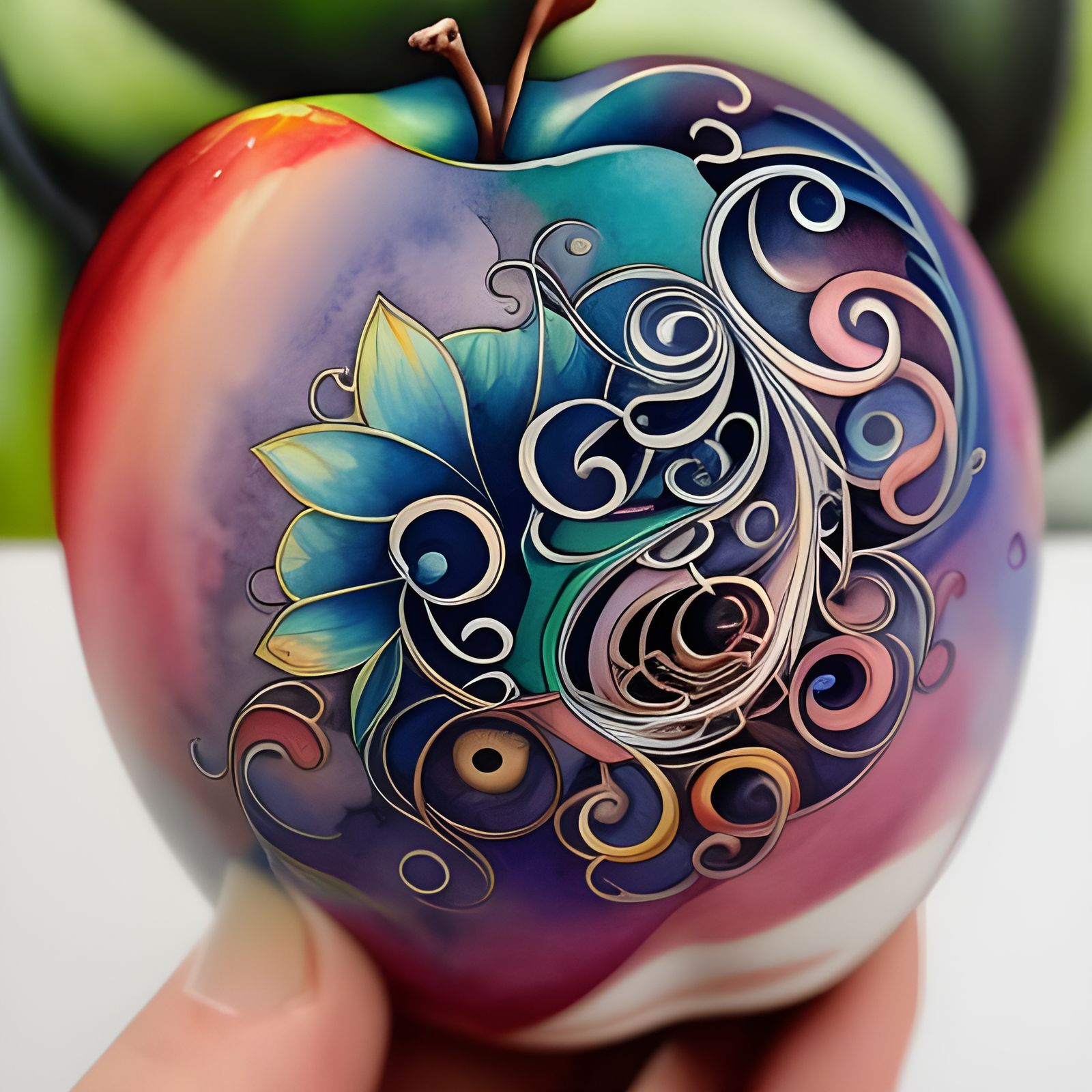 Intricate Apple