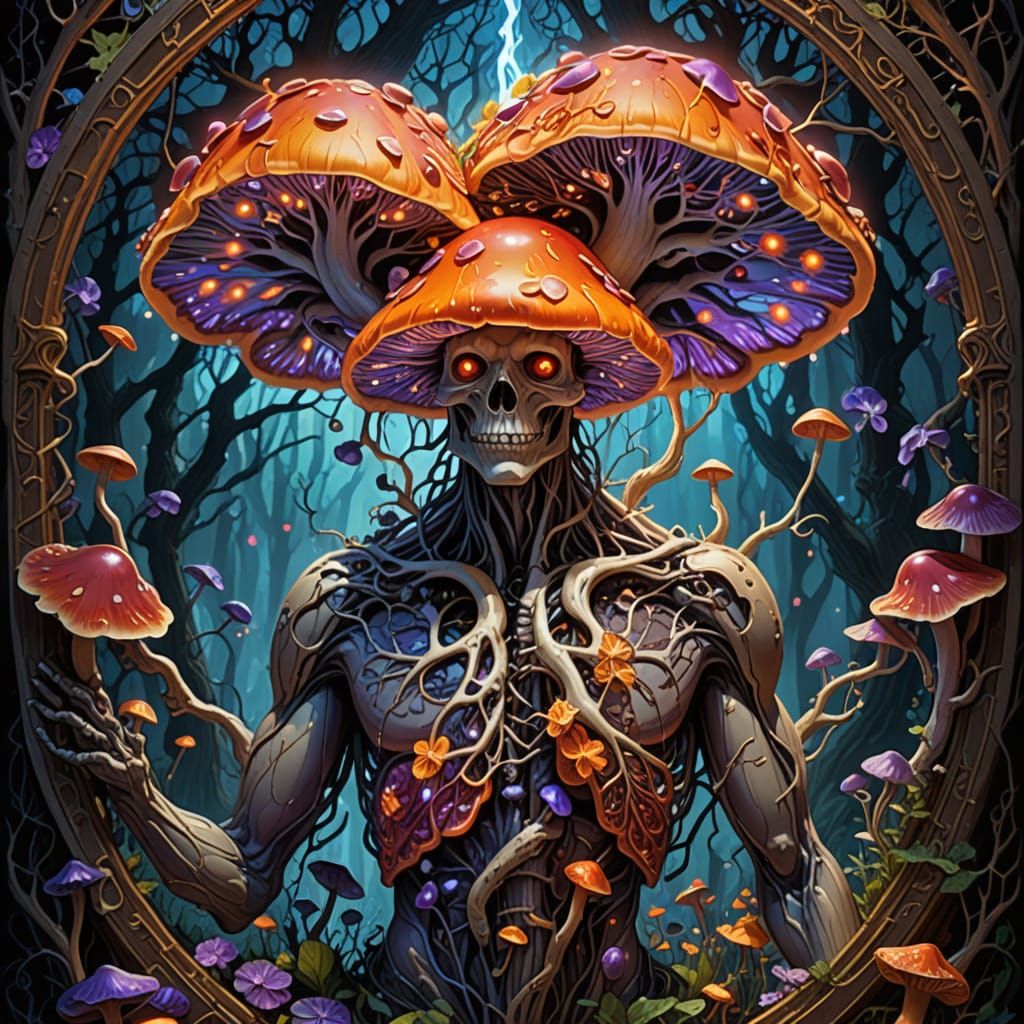 Enchanted Heart in a Kaleidoscope of Colors