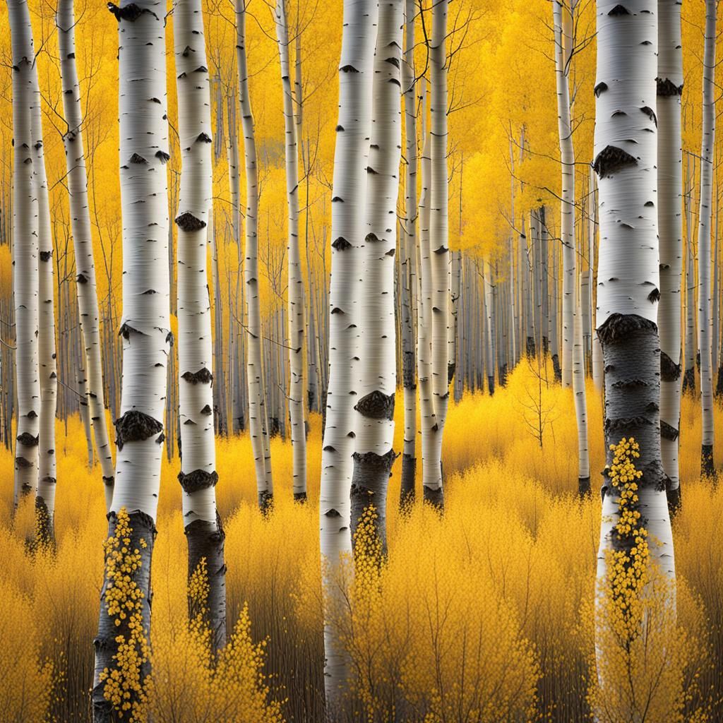 Aspen Grove at Twilight in Colorado