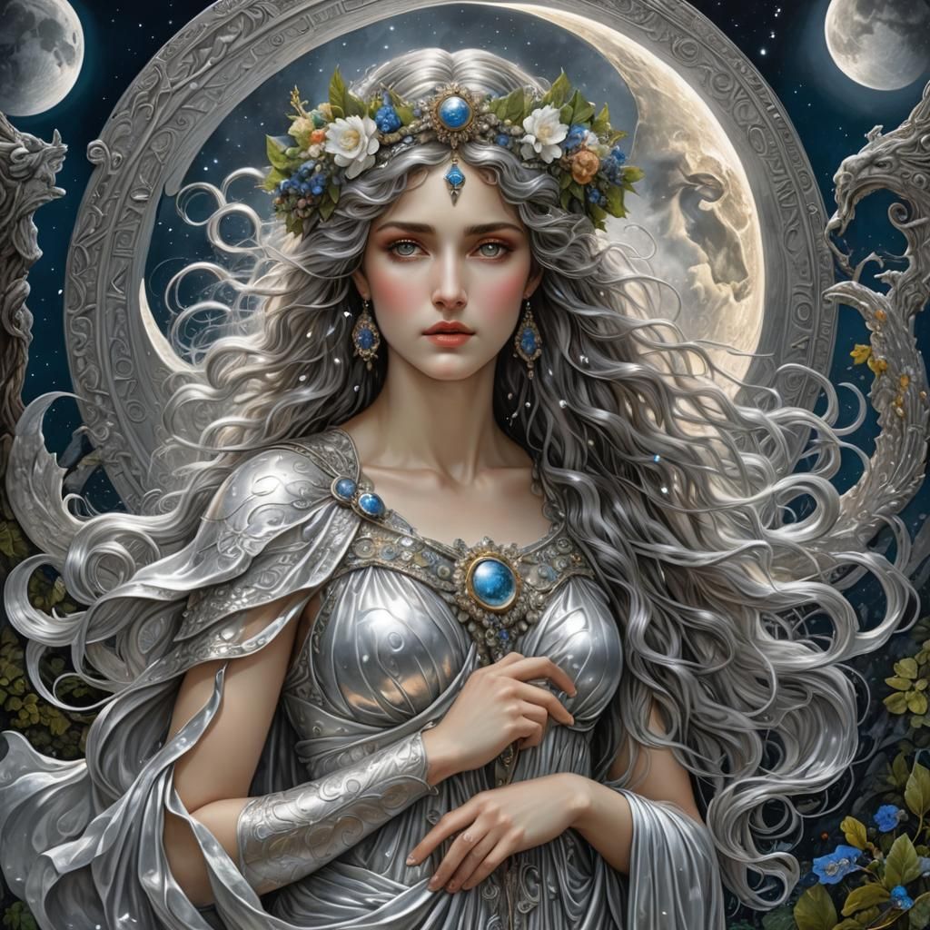 Selene, Moon Goddess (Σελήνη, Θεά του Φεγγαριού)