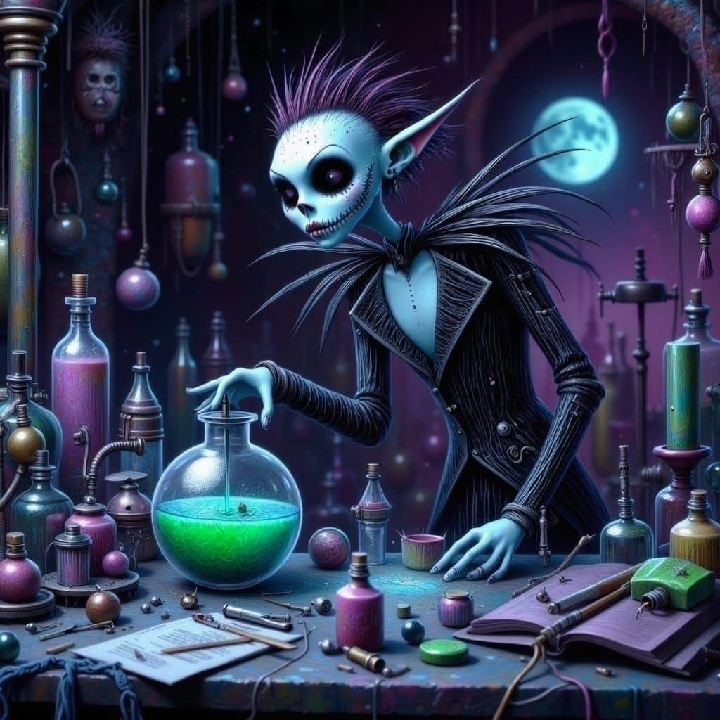 Lora's Fairy Punk/Twisted Ink  Nightmare Before Christmas Th...