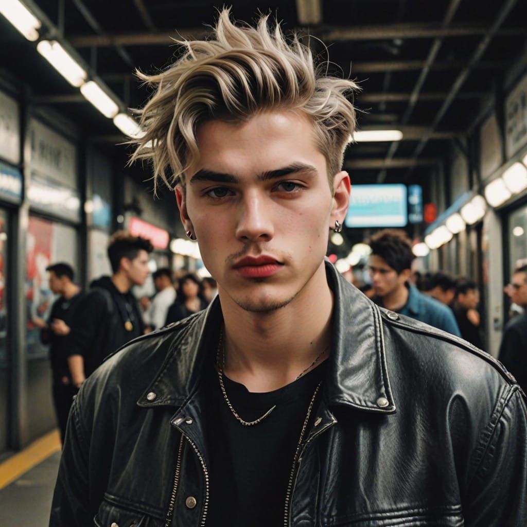 Trendy Punk Youth in Tumblr Aesthetic