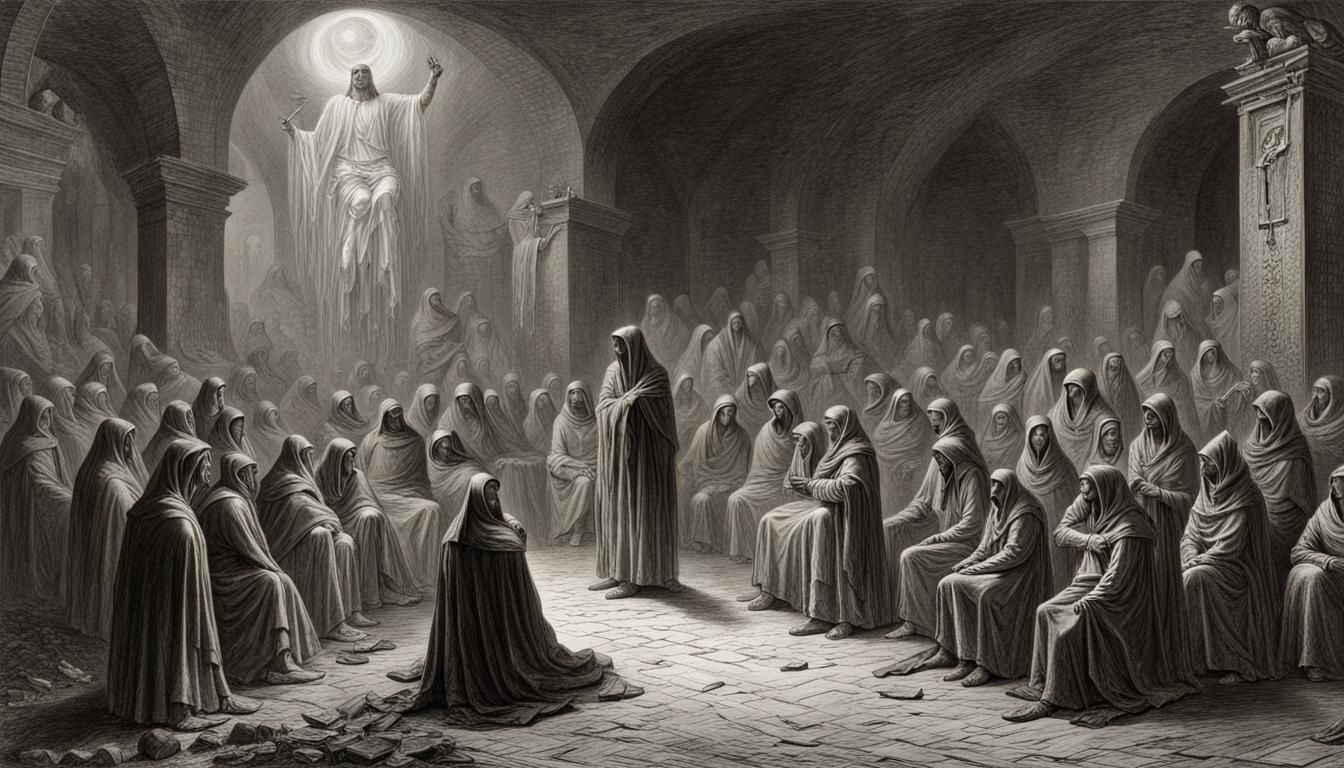 Dark Colonial Scene Inspired by Gustave Doré