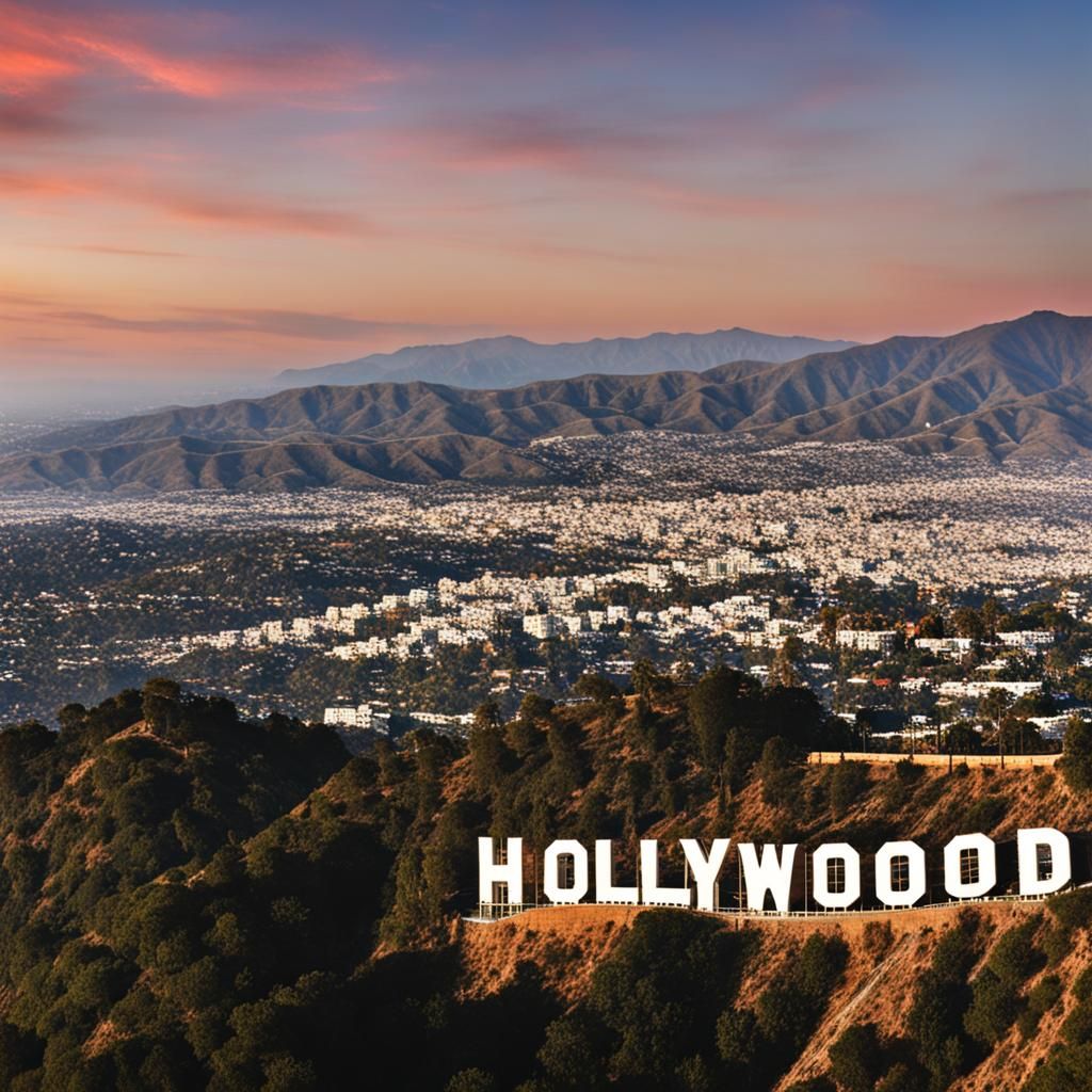 The Hollywood Sign, Los Angeles Landmark