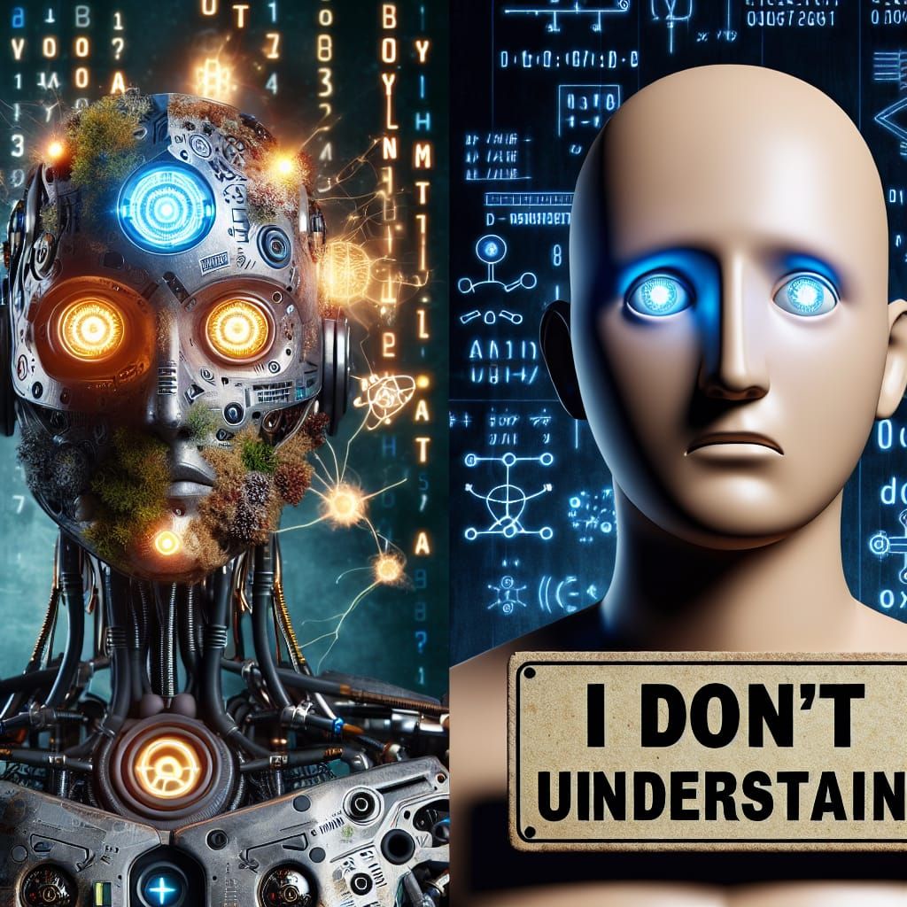AI Robot vs. Human Stupidity: A Humorous Battle