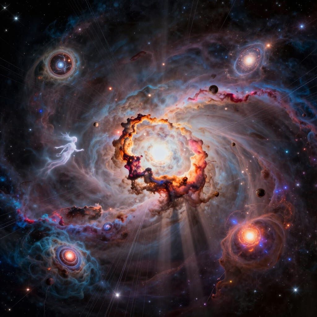 Cosmic Nexus: Oldest Place in Universe Captured in Hyperreal...