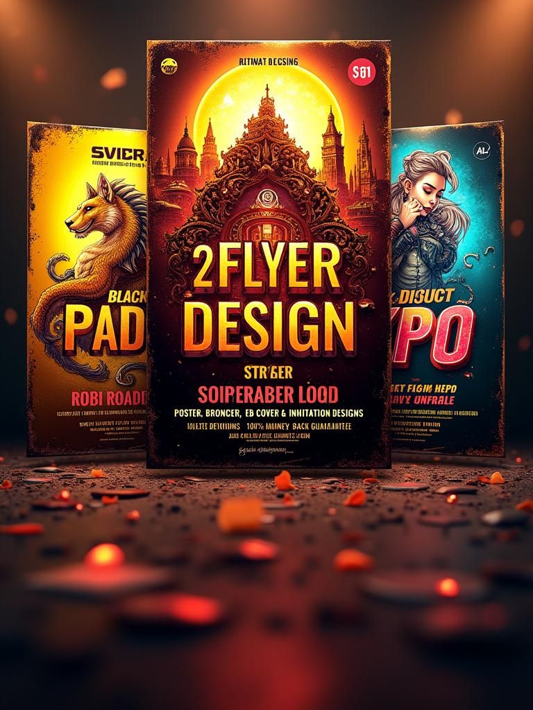 Eye-Catching Design Promotion with Fantasy Art Flyers