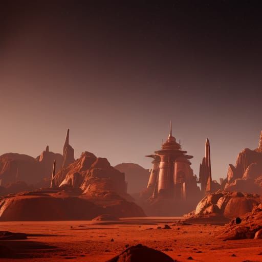 Mars city