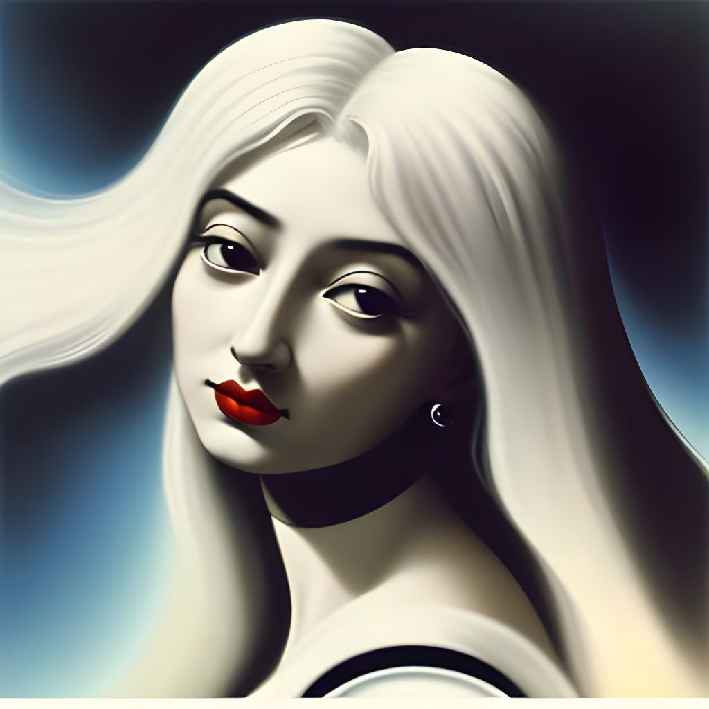 Surreal Portrait: Woman Between Dream and Reality