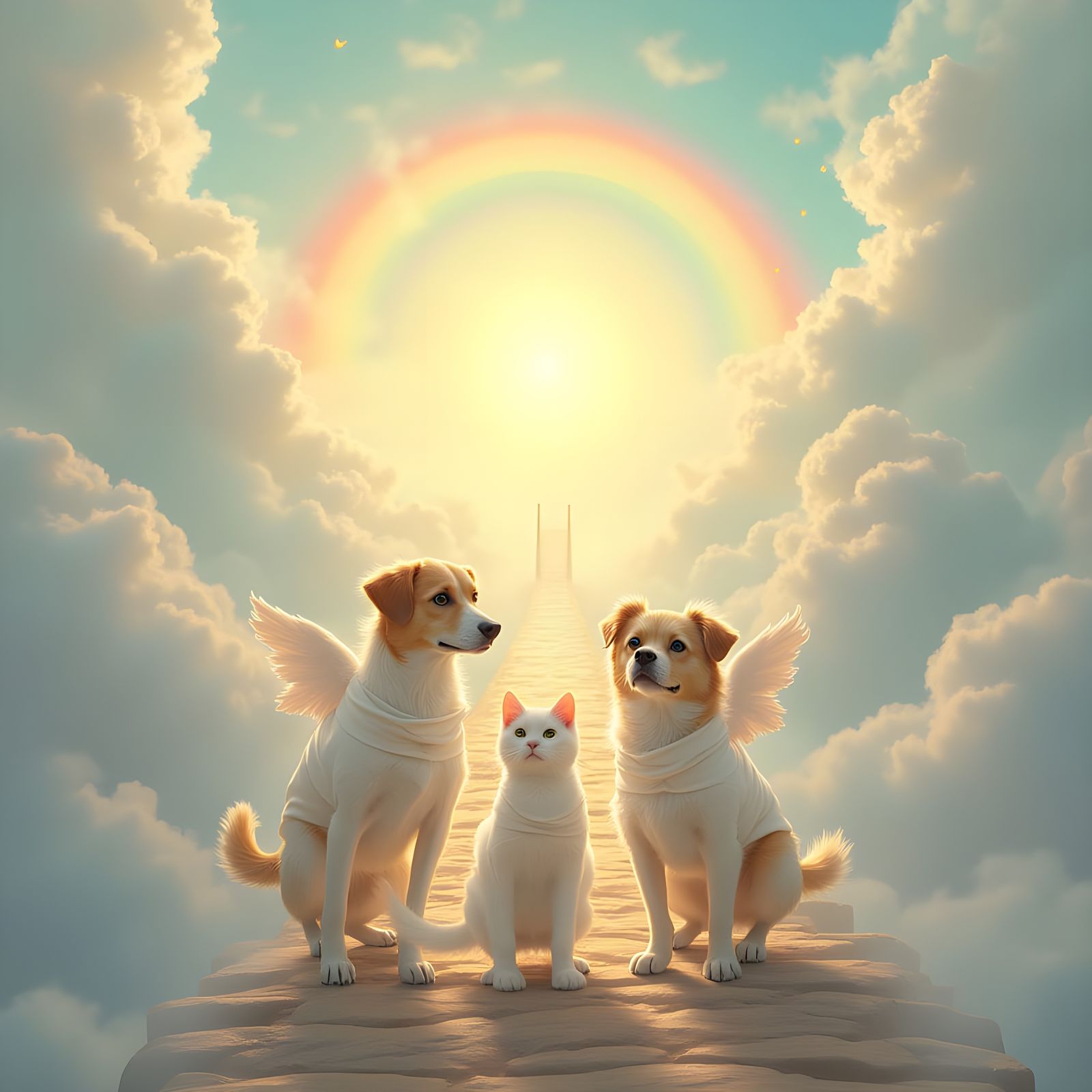 Angelic Canines and Felines Cross the Rainbow Bridge to Reac...