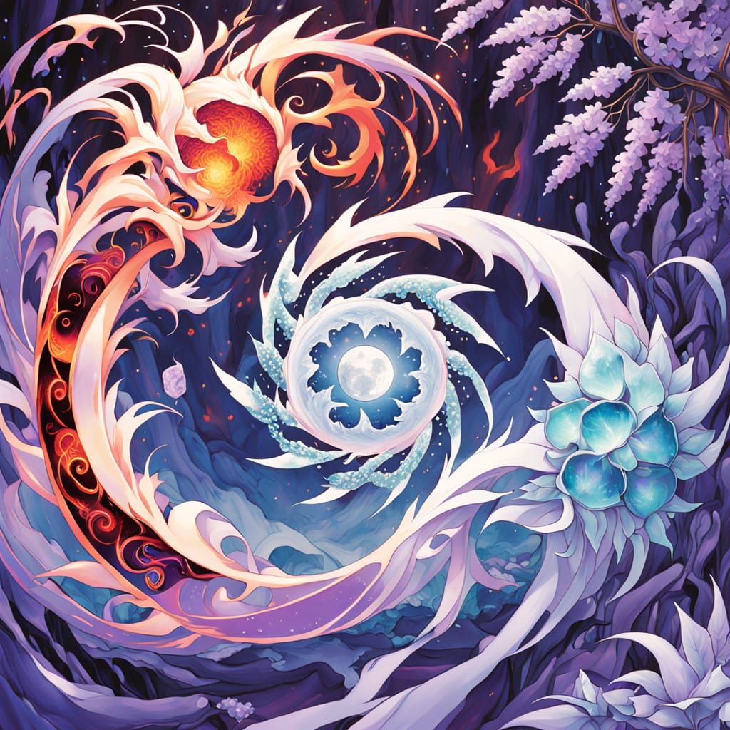 a maelstrom of the colours within my tumultuous soul