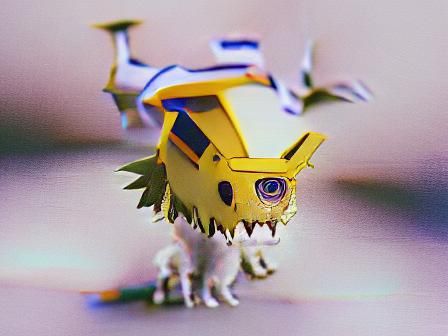 AI Generated Digital Monster