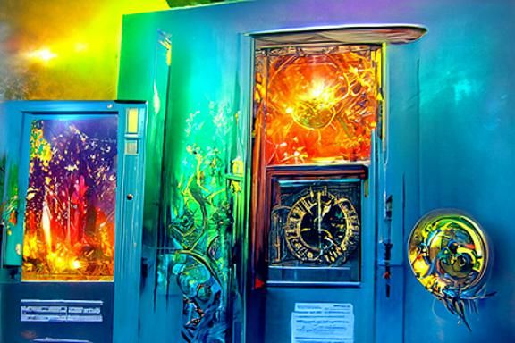 Time Traveler's Door to a Vibrant Future