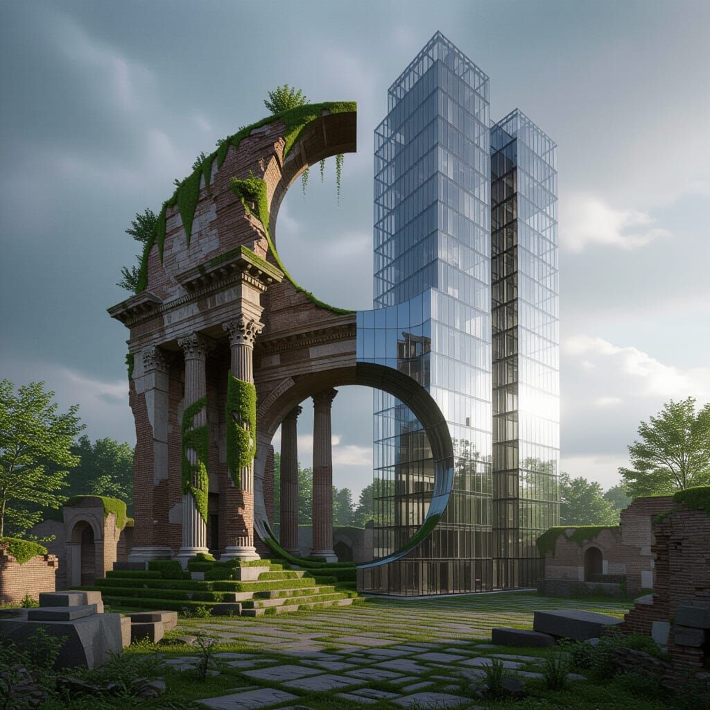 Yin Yang Building: Ruins and Modernity