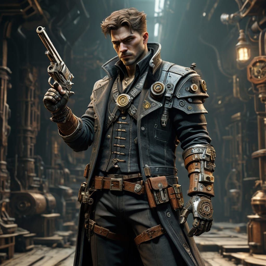 Steampunk Gunslinger
