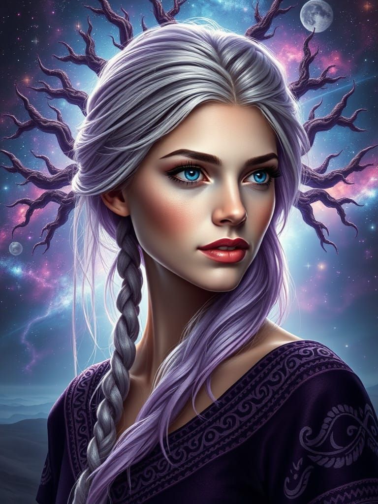 Goddess of Light in Tribal Splendor