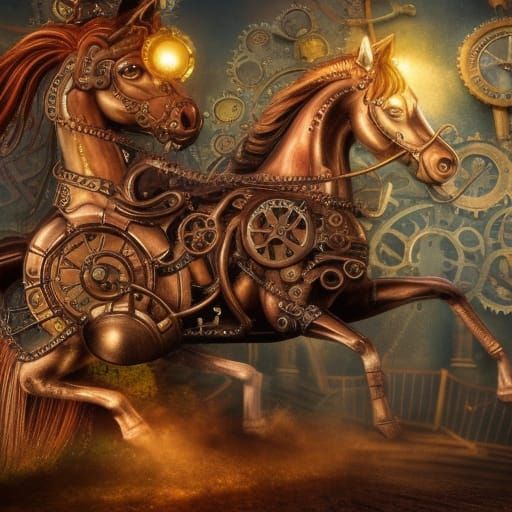 Steampunk Horses