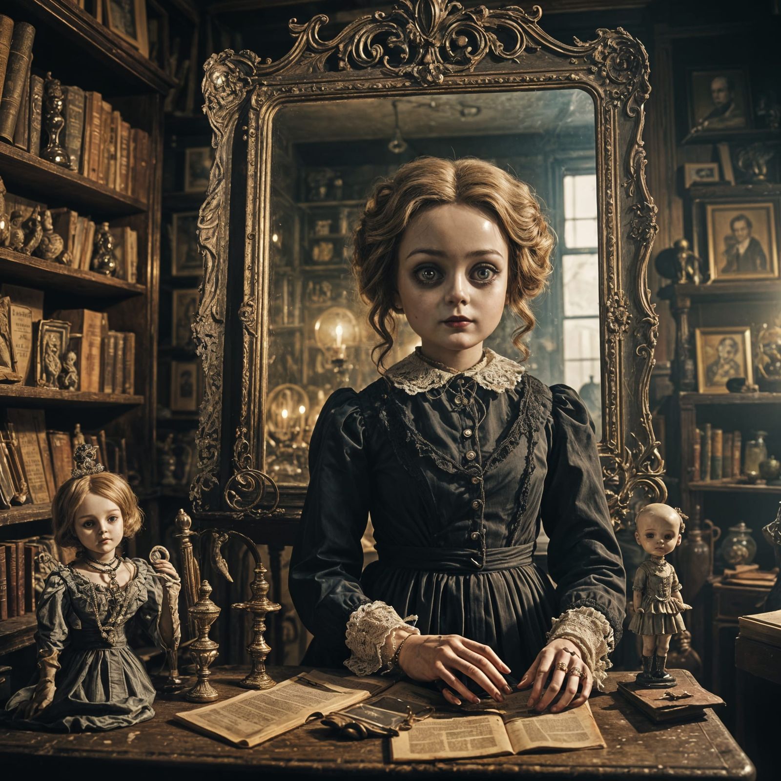 Cursed Objects in an Antique Shop of Dark Rituals