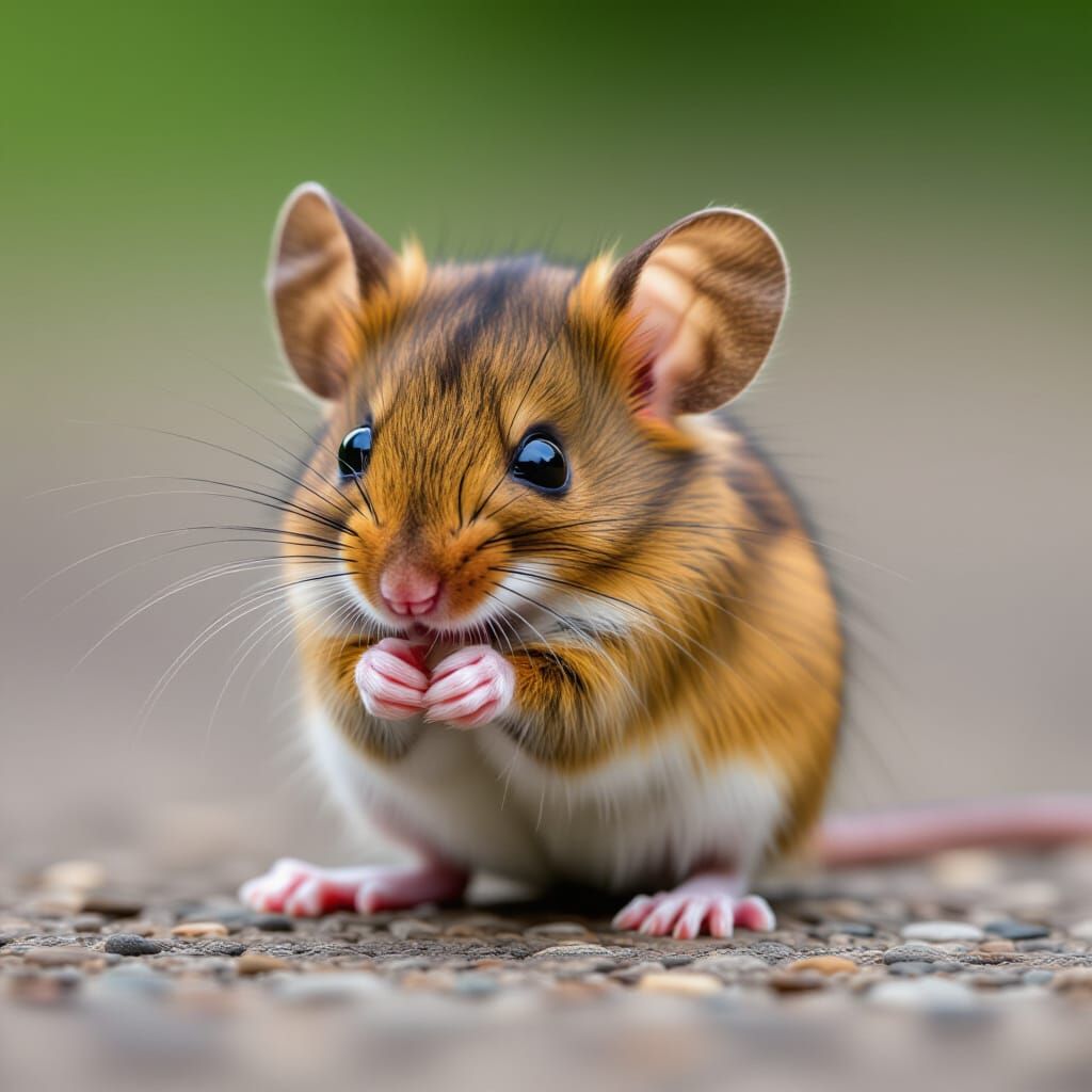 Image of a Shy Mouse