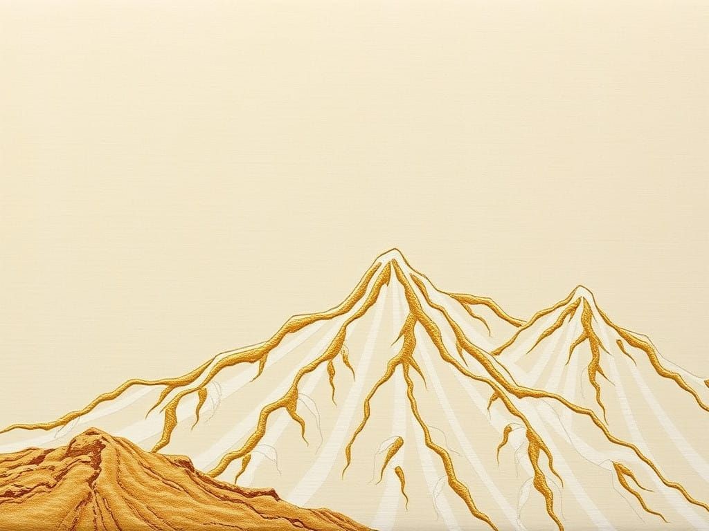 Ethereal Terrestrial Landscape in Majestic Beige