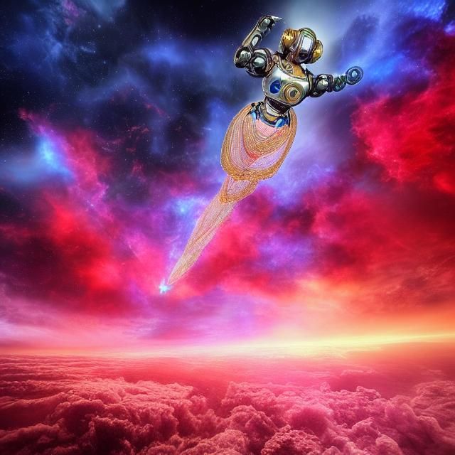 Galactic Outpost Discovery Through Time-Space Portal