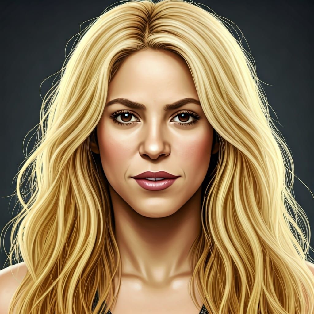 The Colombian singer, Shakira.