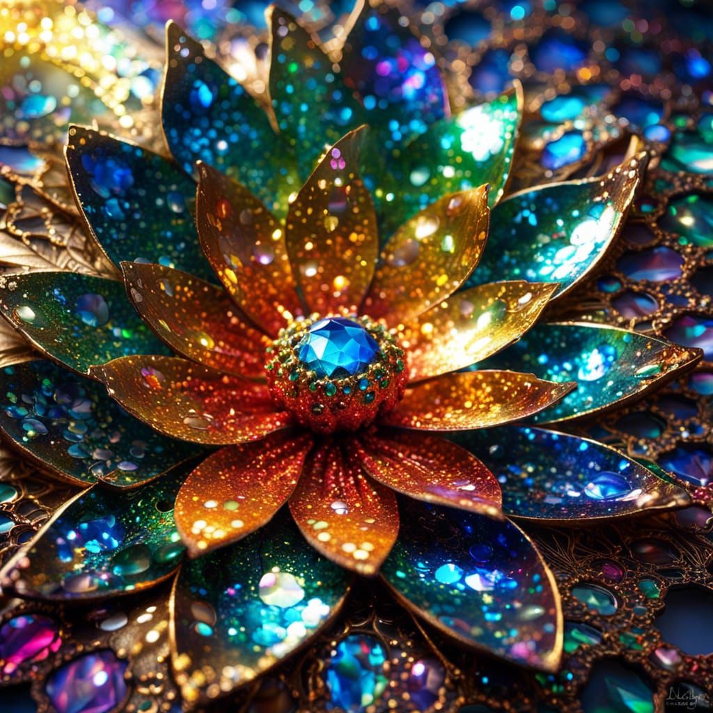 Sparkling Flower